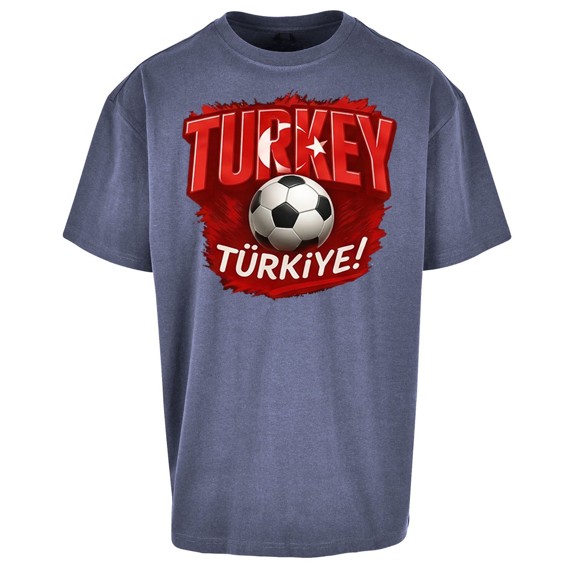 Turkey Retro World Cup Oversized T Shirt