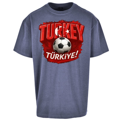 Turkey Retro World Cup Oversized T Shirt
