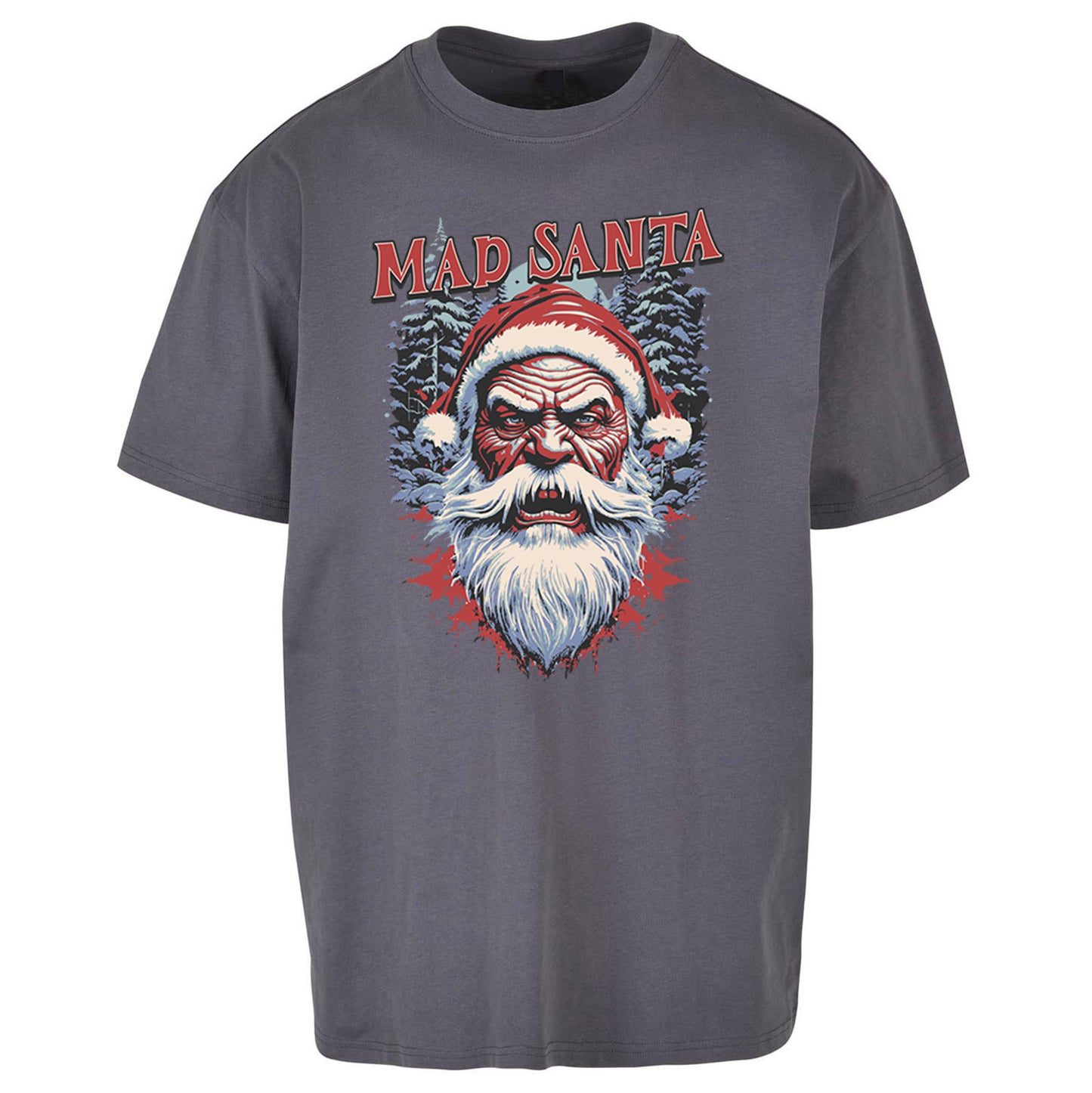 Mad Santa Oversized T Shirt