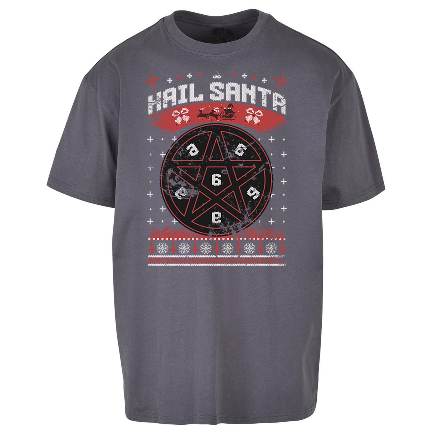 Hail Santa Oversized T Shirt