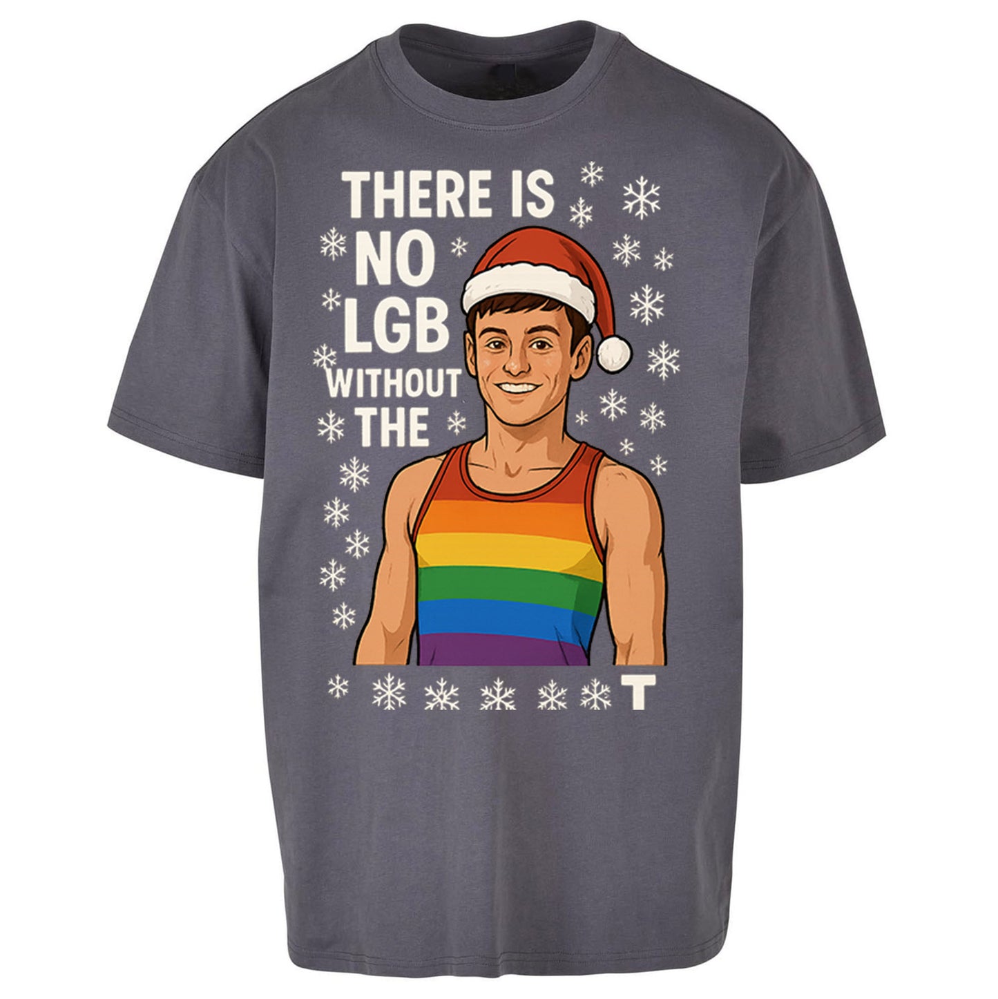 Tom Daley Christmas Oversized T Shirt 