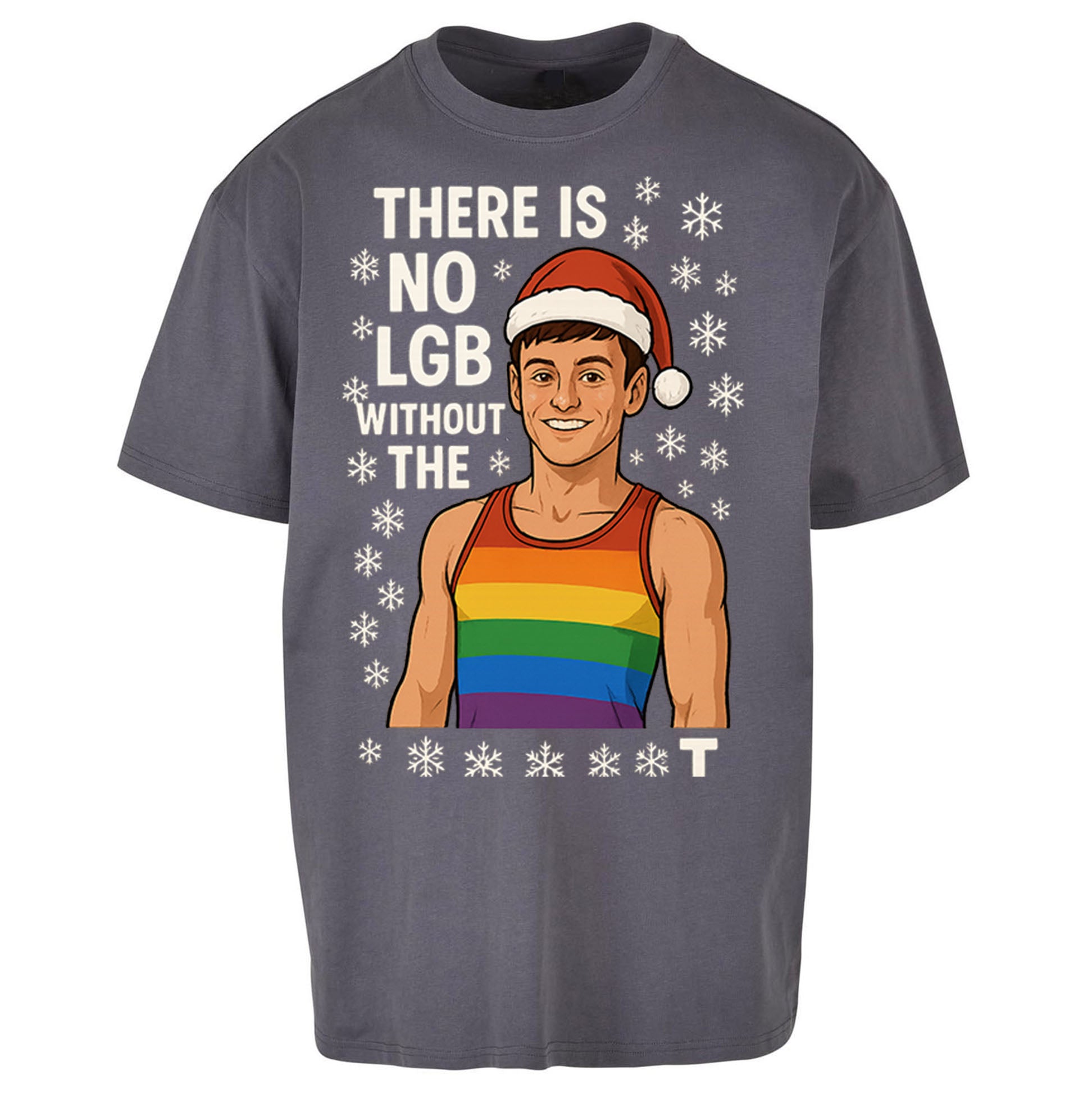 Tom Daley Christmas Oversized T Shirt 