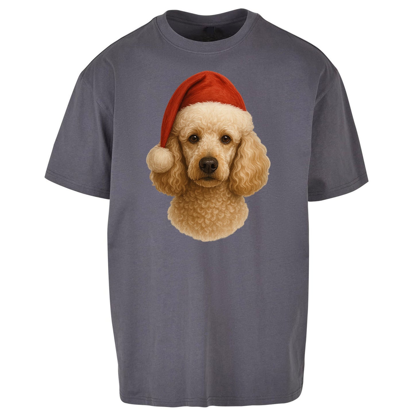 Poodle Face Oversized T Shirt