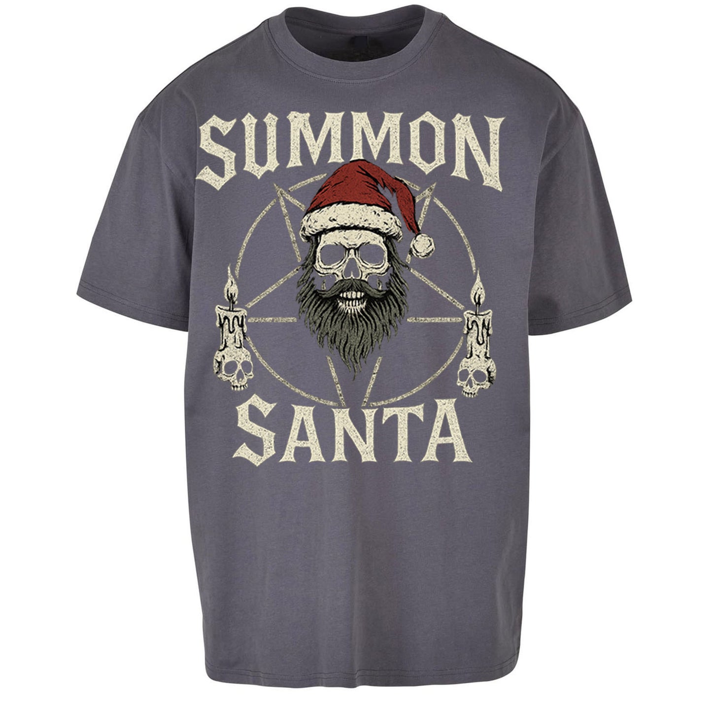 Goth Christmas Oversized T Shirt