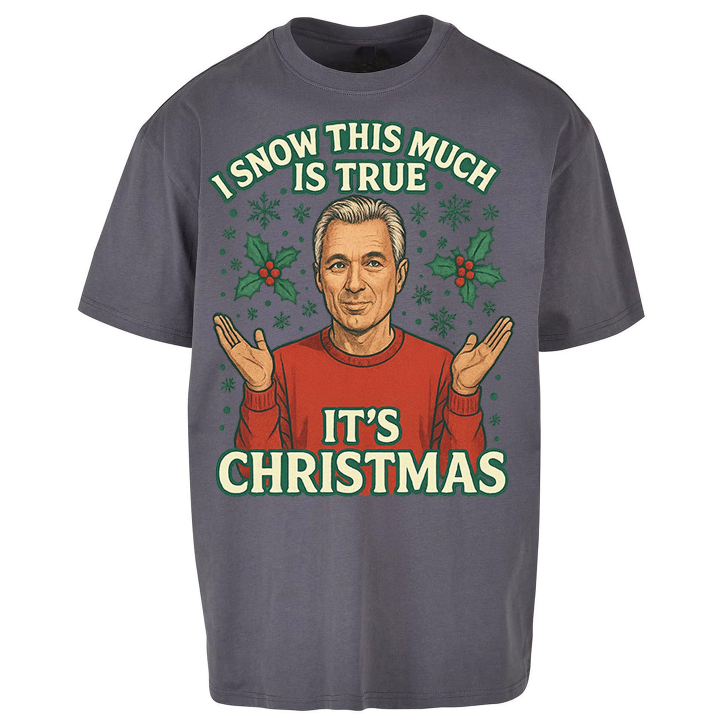 Martin Kemp Christmas Oversized T Shirt
