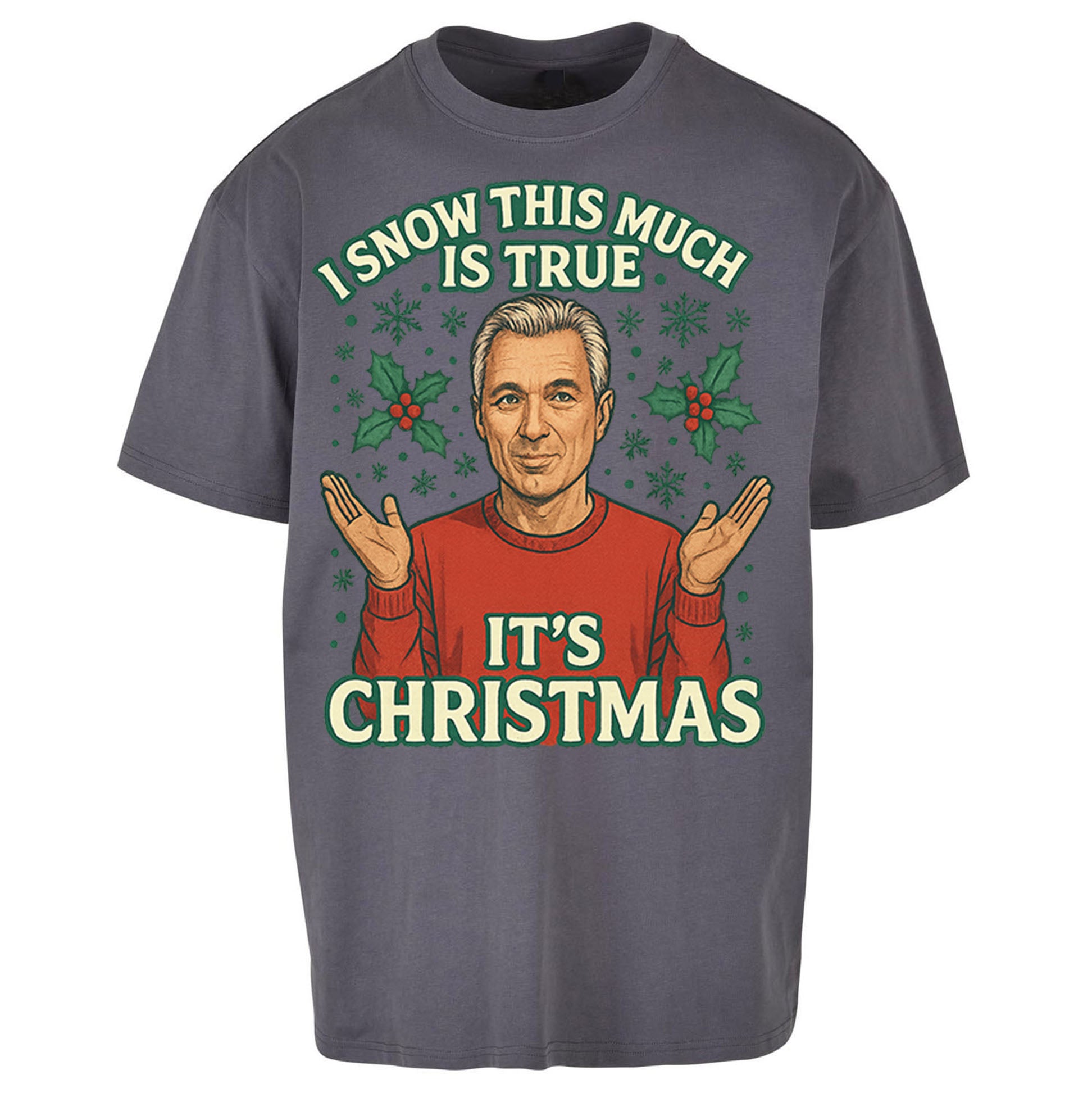 Martin Kemp Christmas Oversized T Shirt