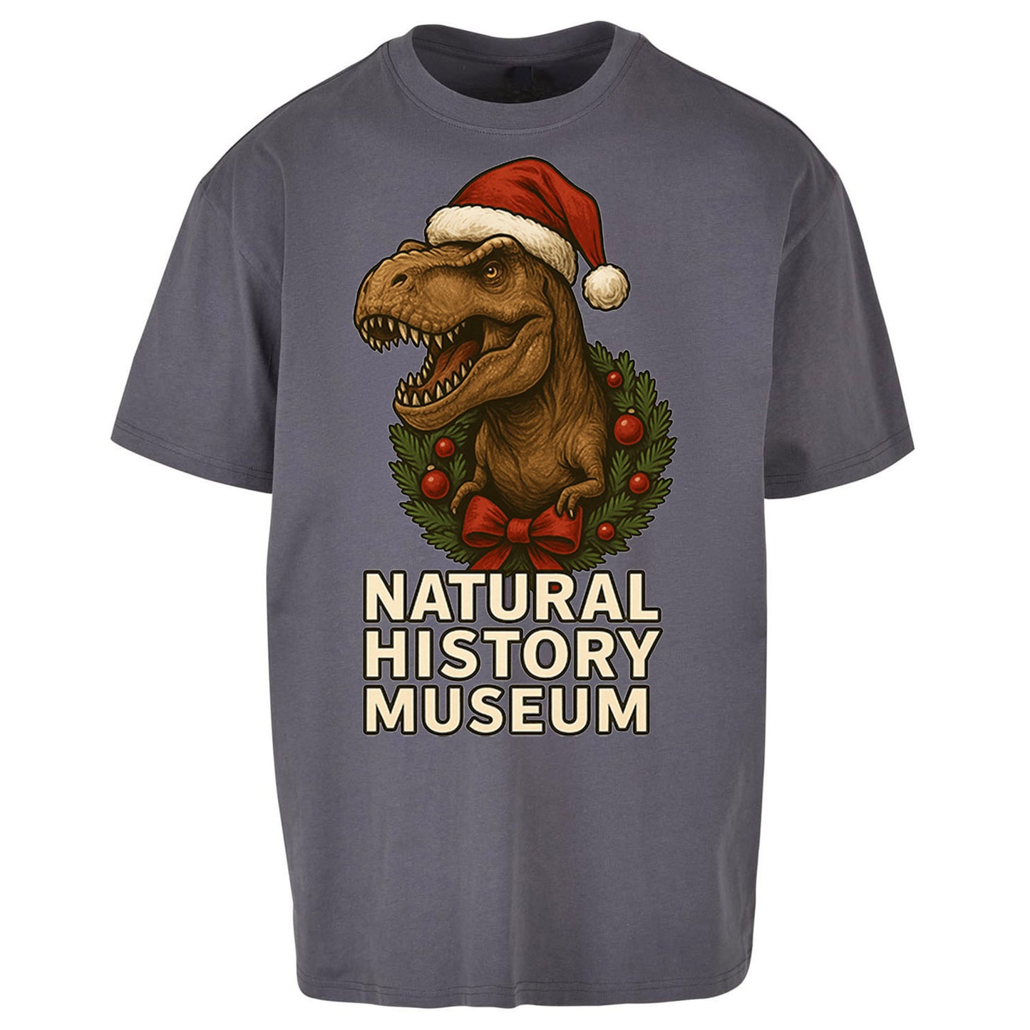 Natural History Museum Christmas Oversized T Shirt
