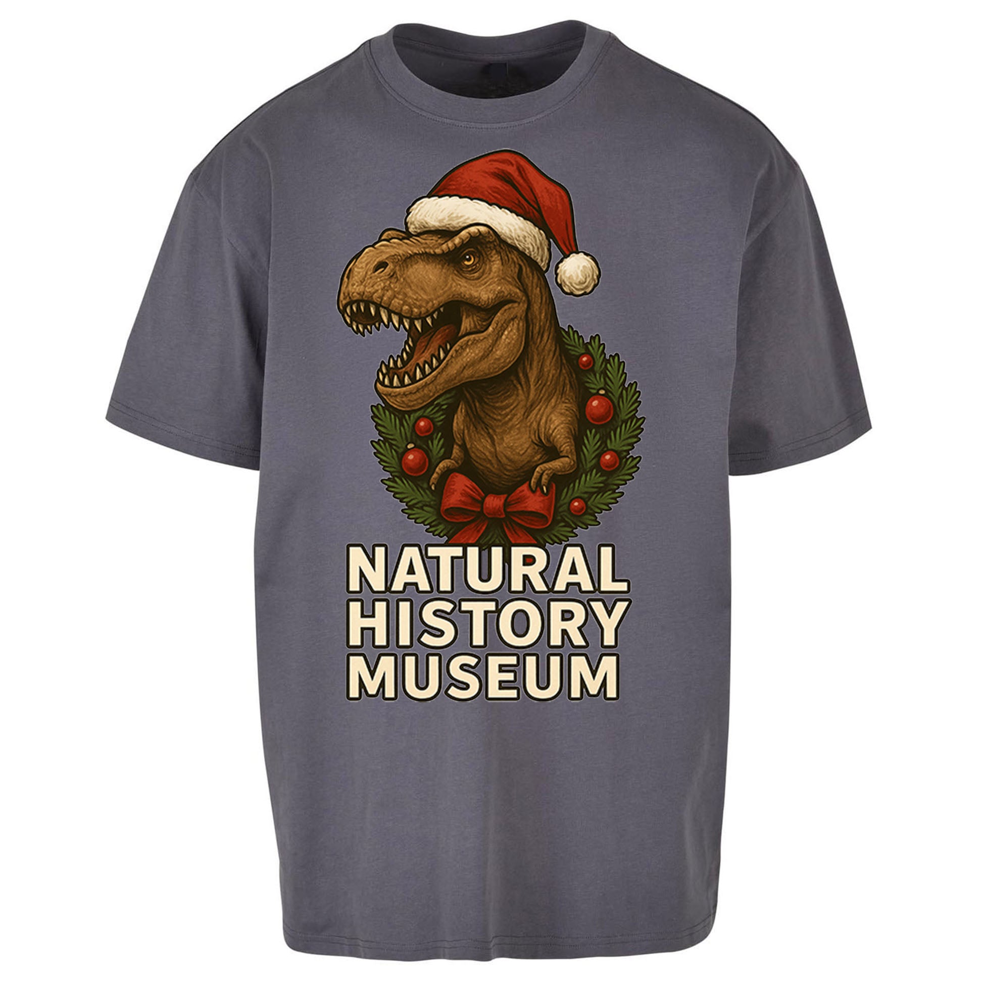 Natural History Museum Christmas Oversized T Shirt
