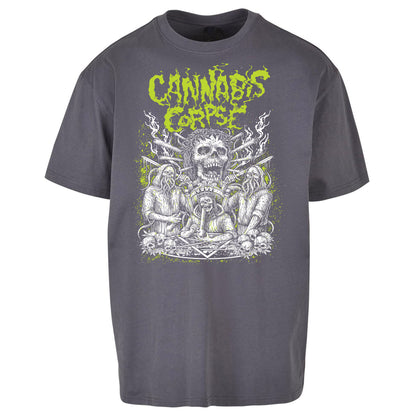 Cannabis Corpse Band Oversized T Shirt