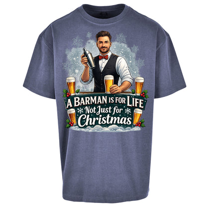 Barman Christmas Oversized T Shirt