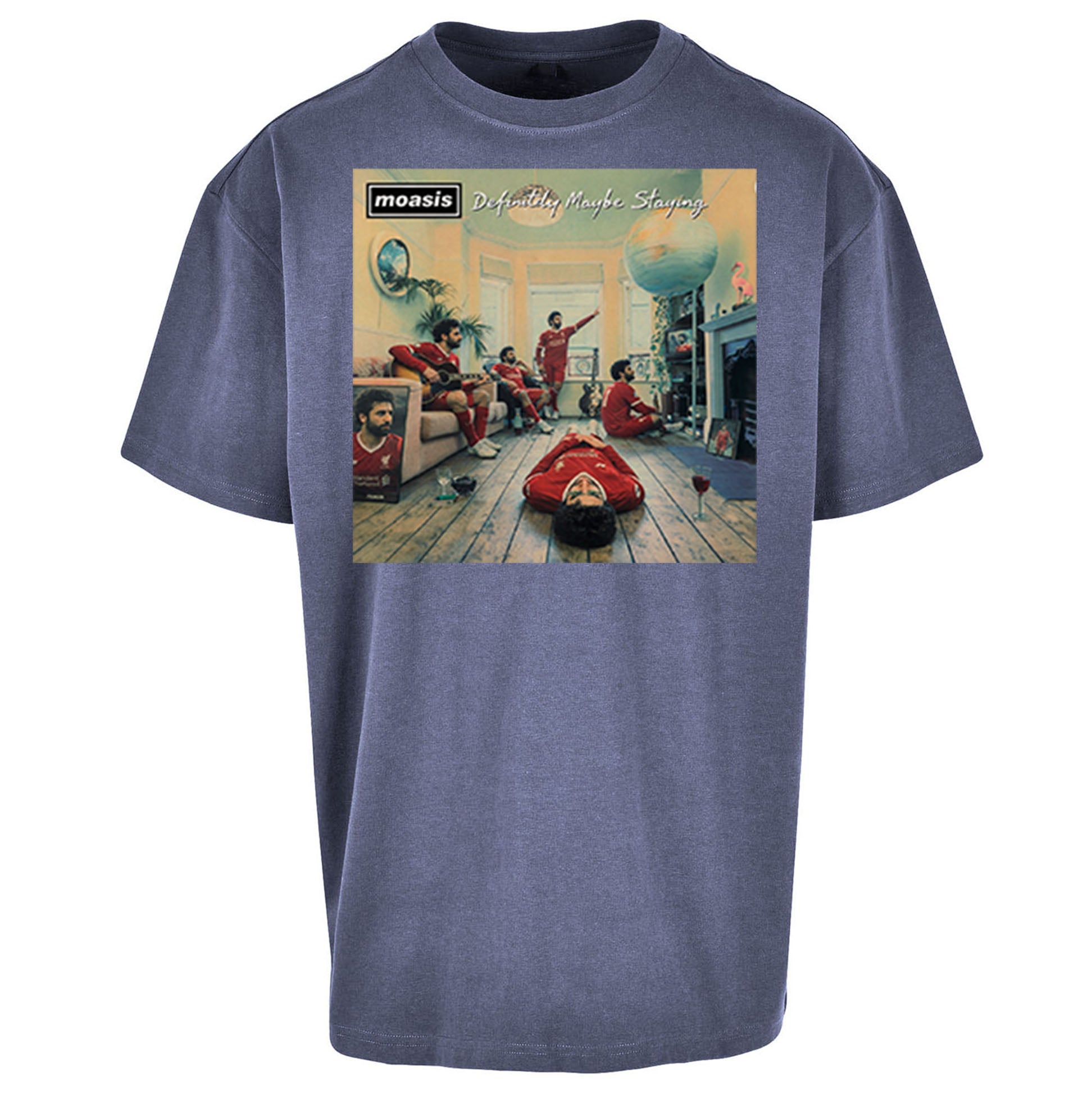 Mo Salah Oasis Liverpool Football Oversized T Shirt