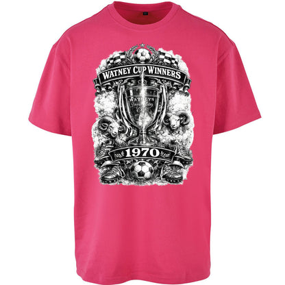 Retro Derby Watney Cup Winners 1970 Oversized T Shirt