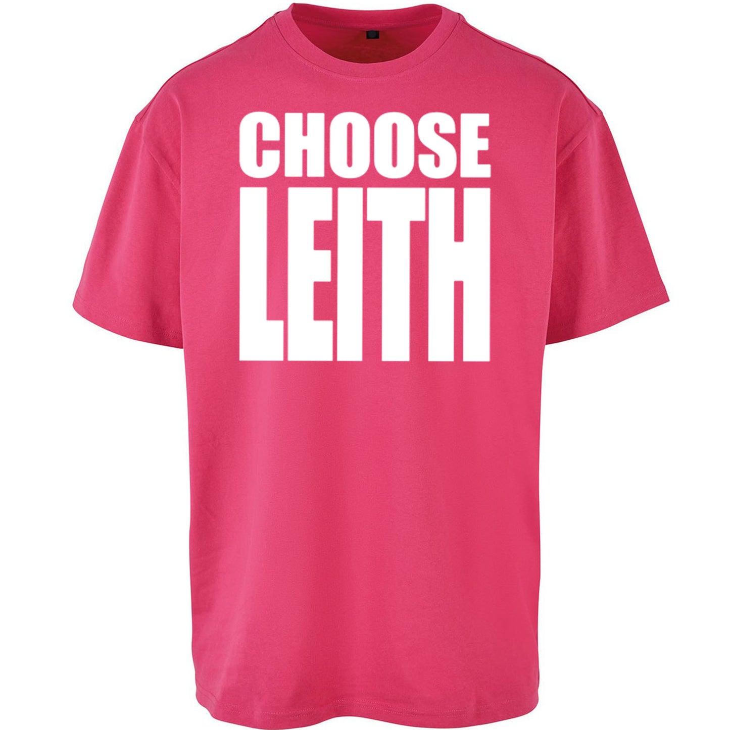 Hibs FC Choose Leith Football Oversized T Shirt