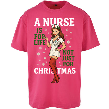 Nurse Christmas Oversized T Shirt