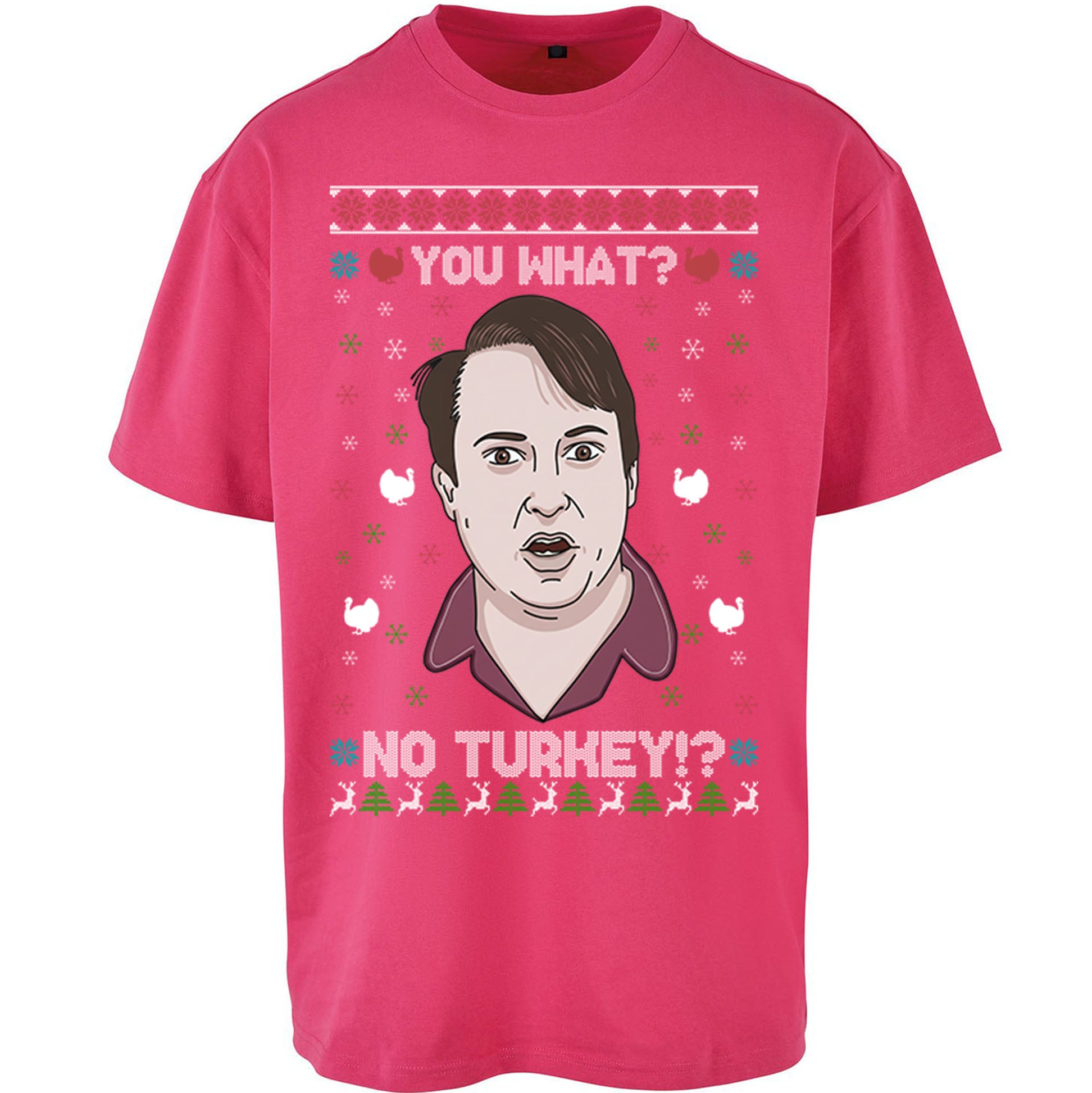 Peep Show Christmas Oversized T Shirt 