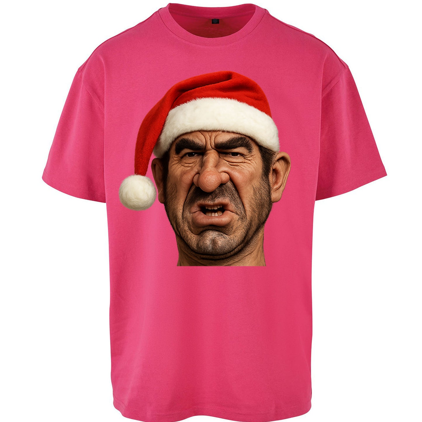Eric Cantona Xmas Oversized T Shirt