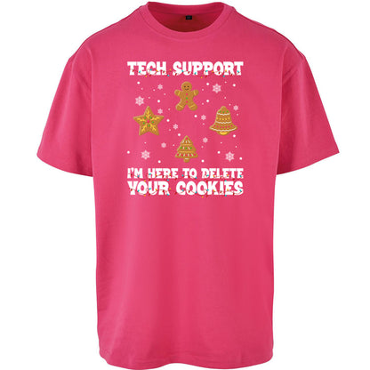 Delete Cookies Oversized T Shirt 
