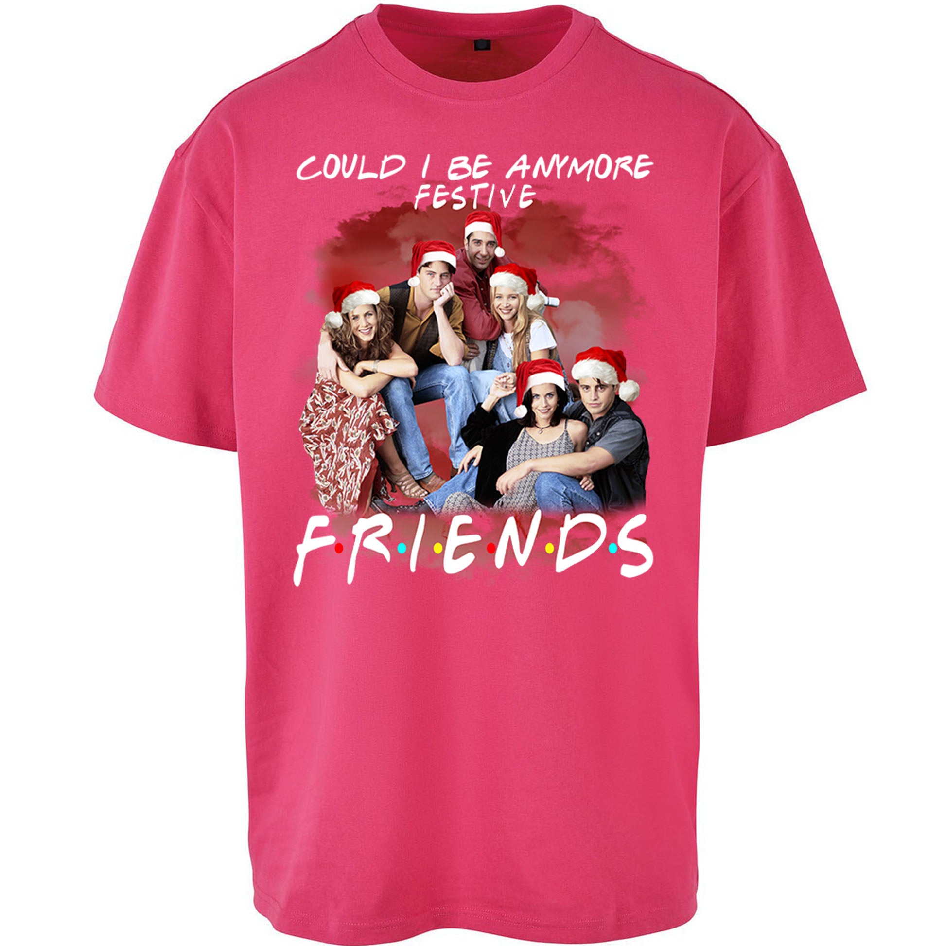 Friends Christmas Oversized T Shirt