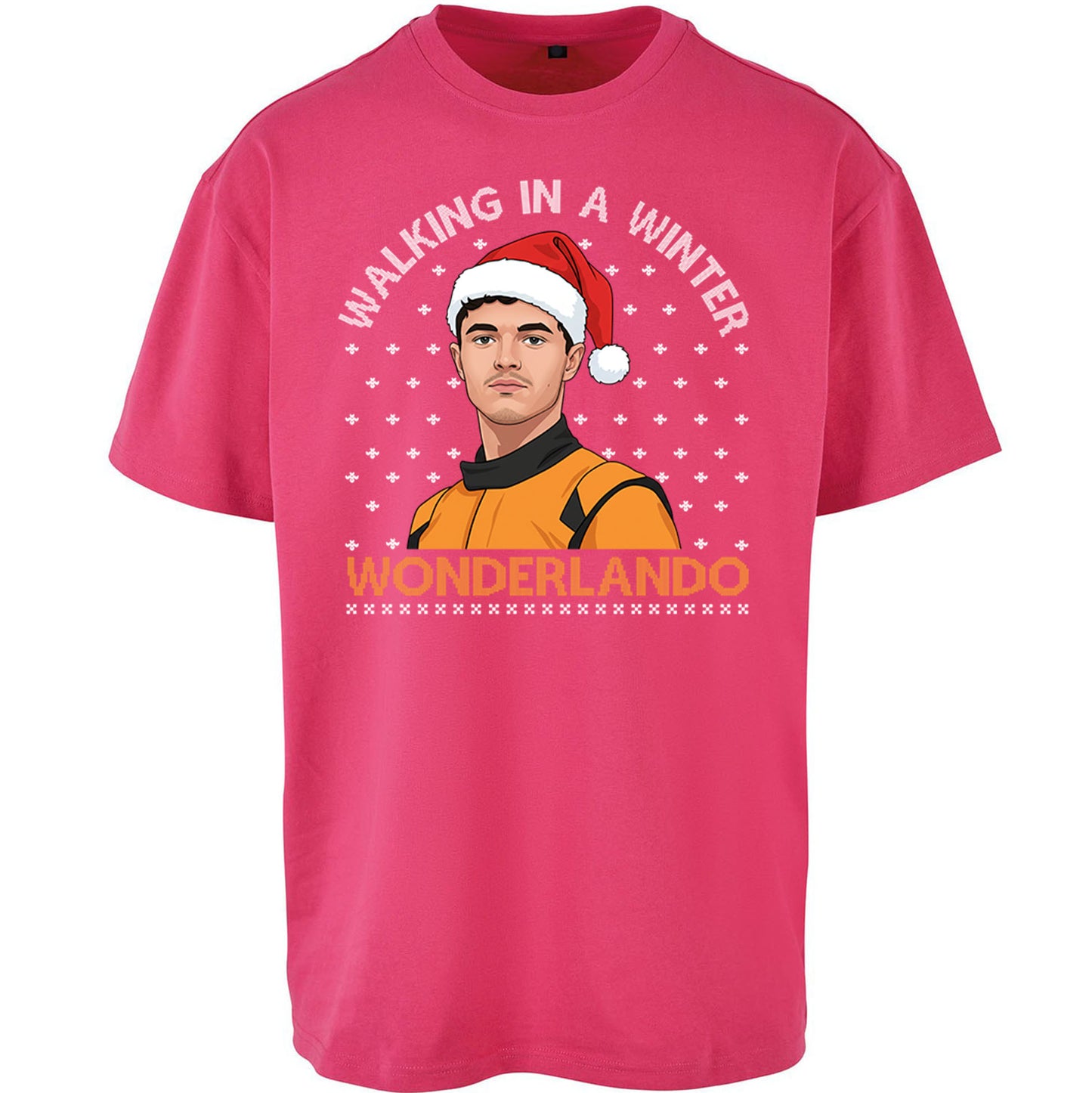Lando Norris Christmas Oversized T Shirt 