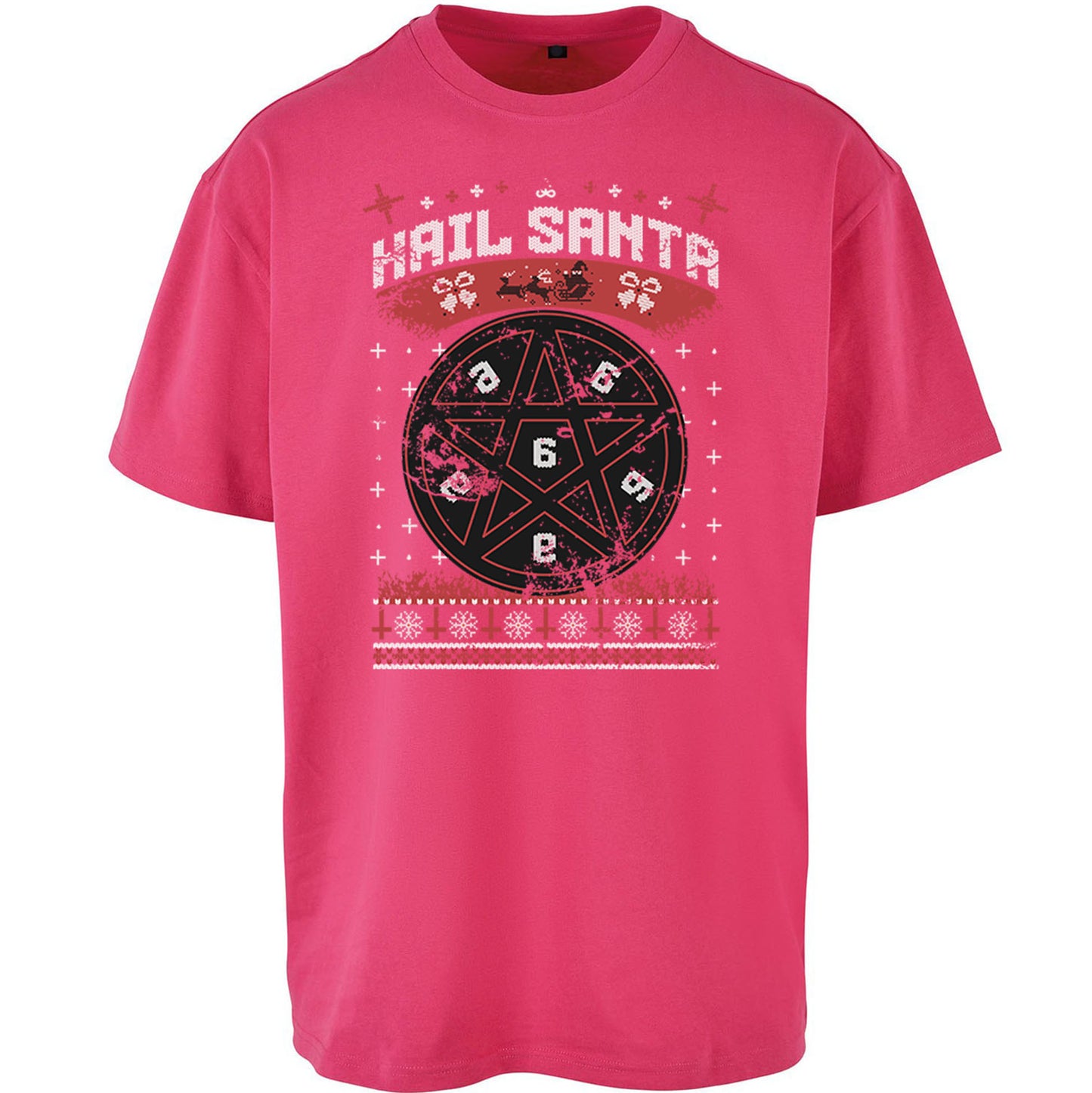 Hail Santa Oversized T Shirt