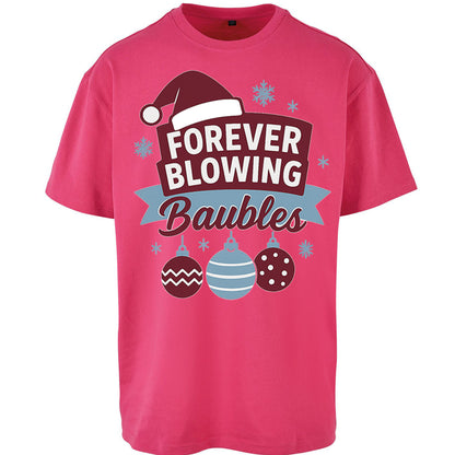 Forever Blowing Baubles West Ham Christmas - Oversized T Shirt