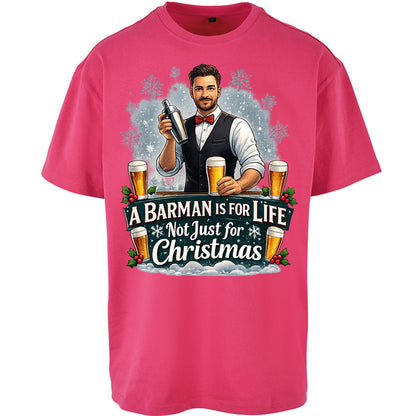 Barman Christmas Oversized T Shirt