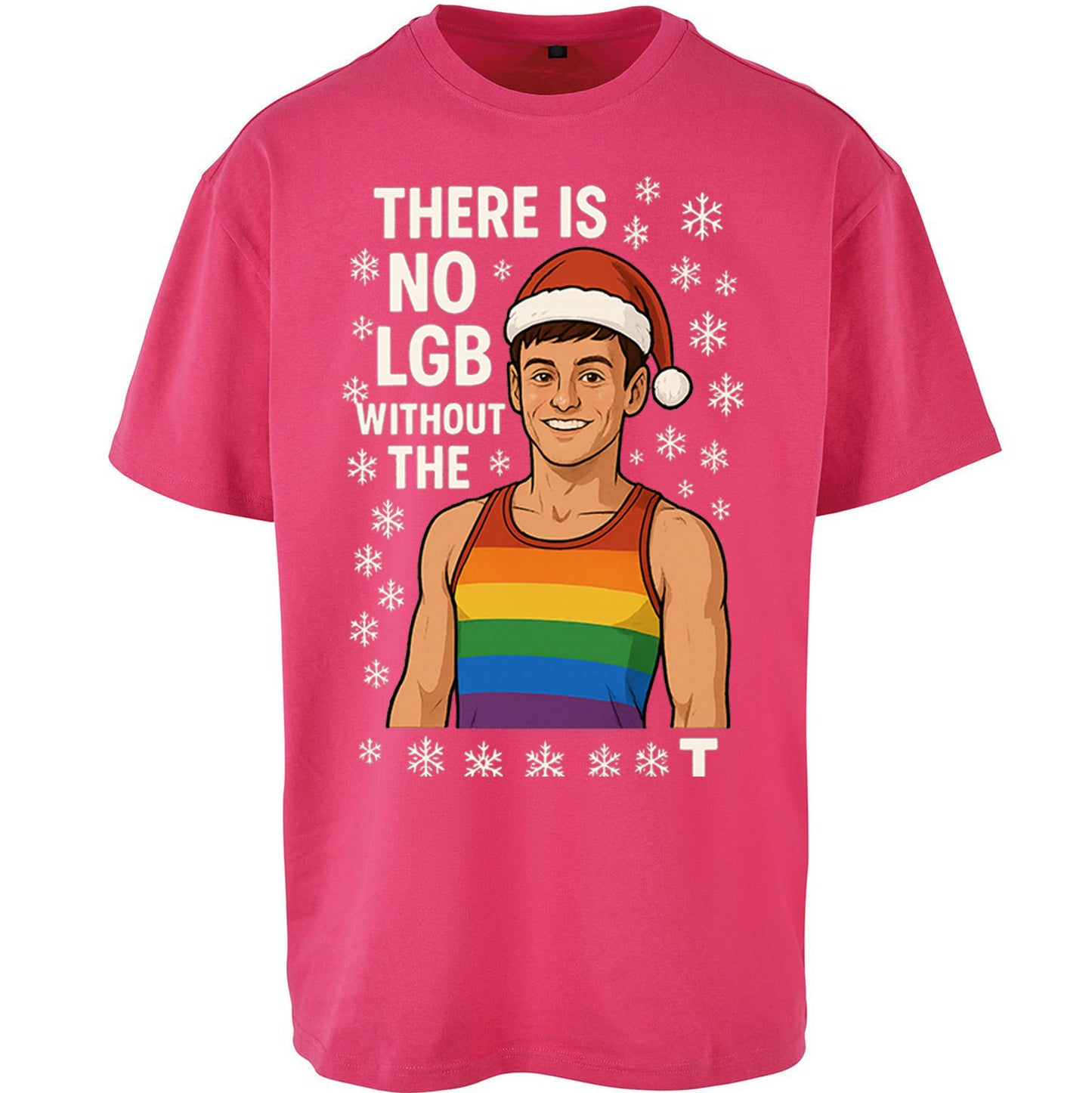 Tom Daley Christmas Oversized T Shirt 