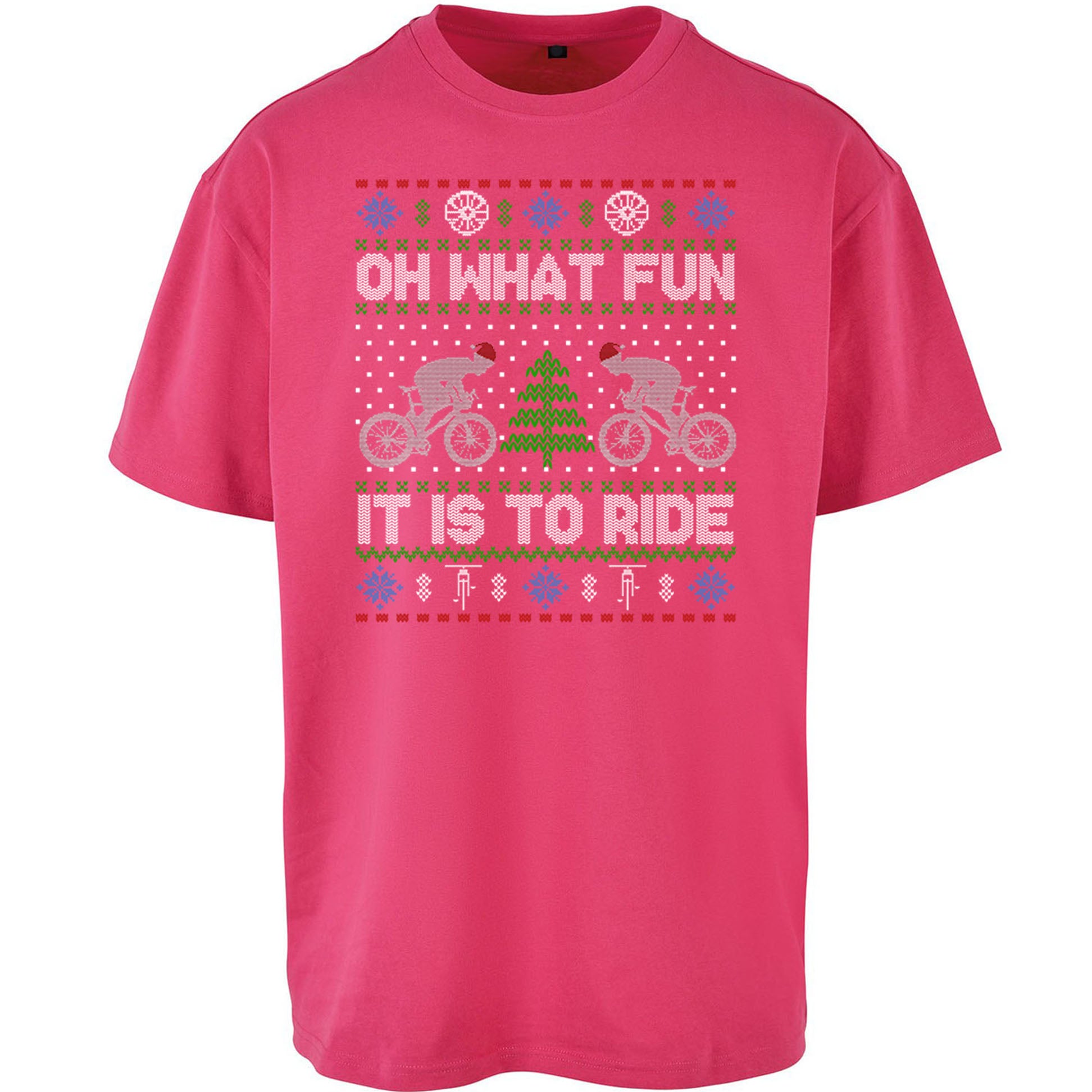 BMX Christmas Oversized T Shirt