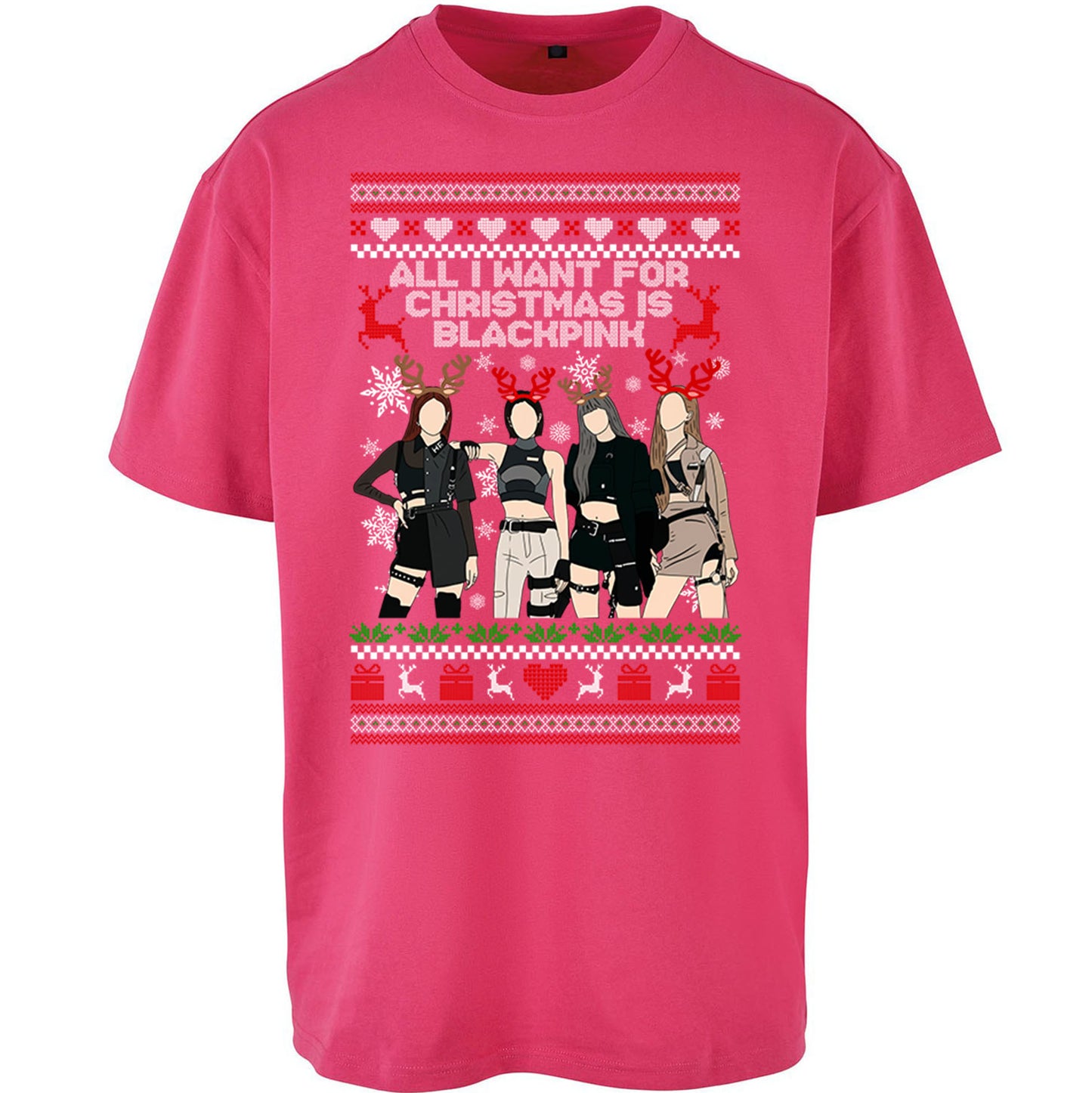 BlackPink Christmas - Oversized T Shirt