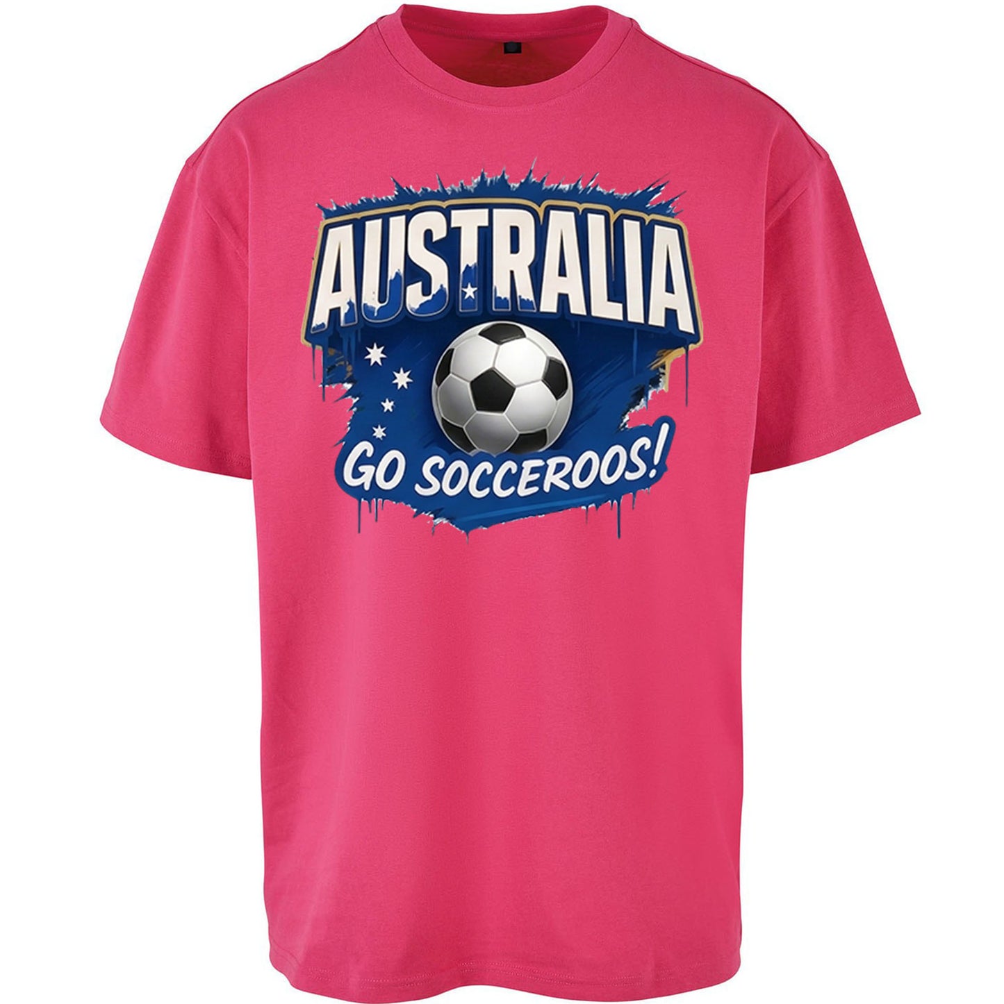 Australia Go Socceroos - Oversized T Shirt