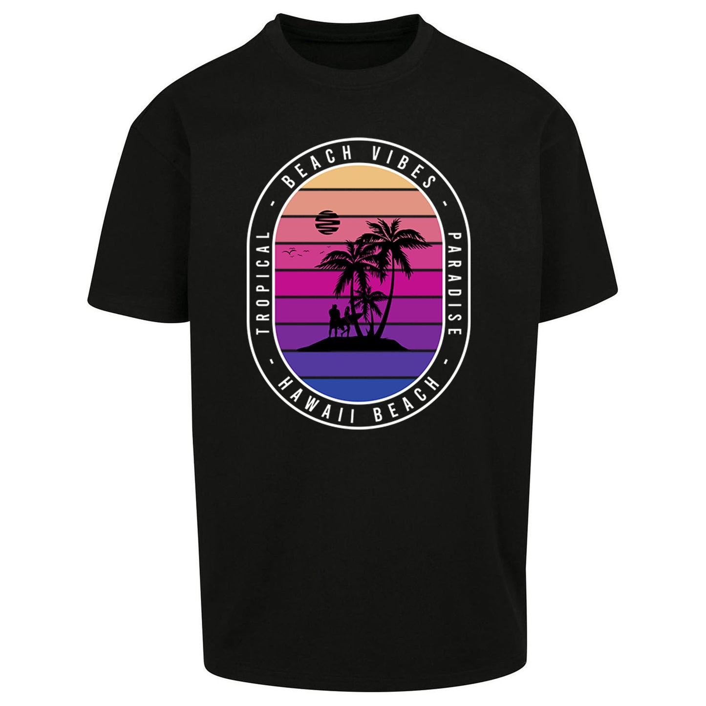 Hawaii Beach Oversized T Shirt