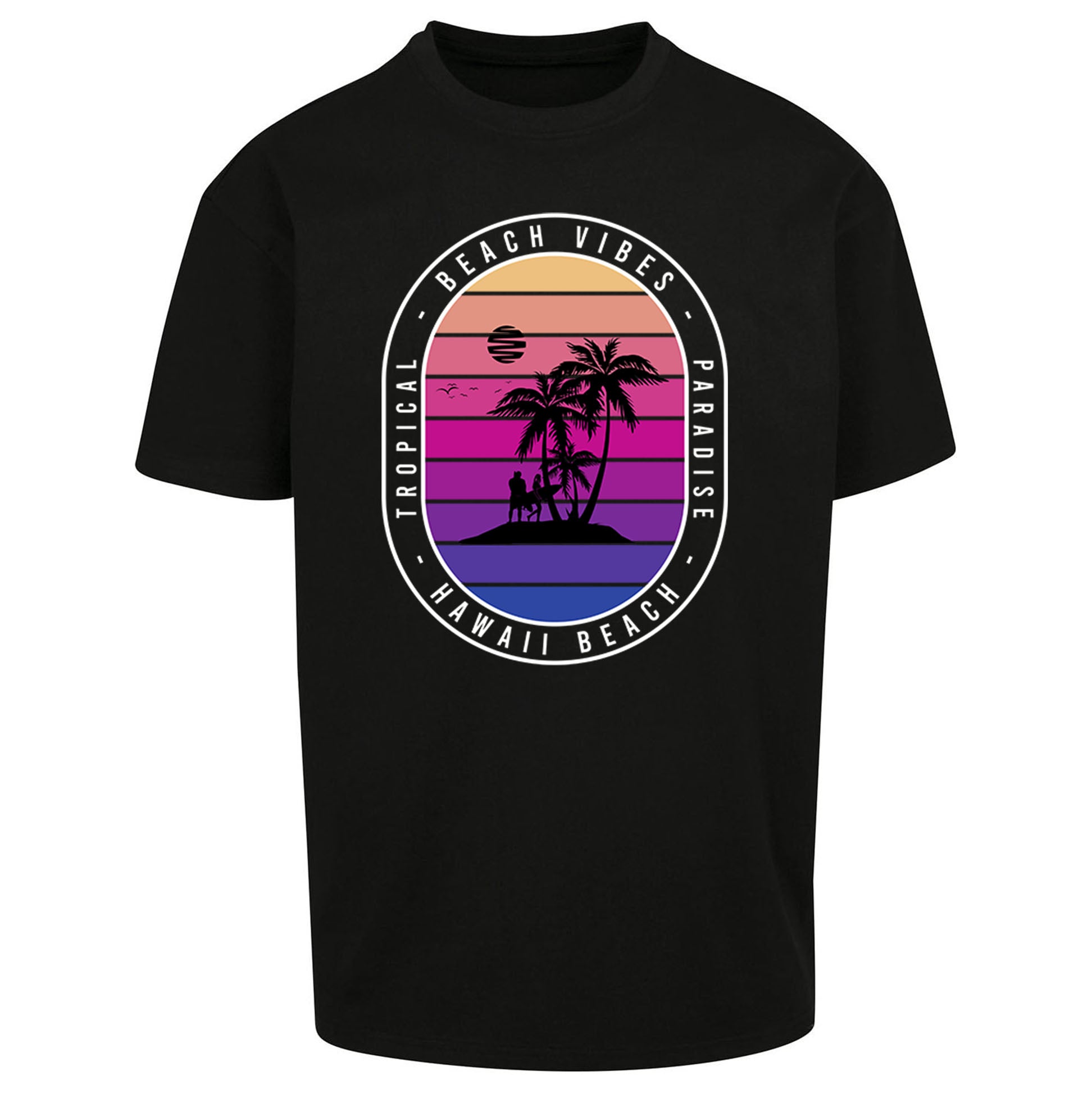 Hawaii Beach Oversized T Shirt