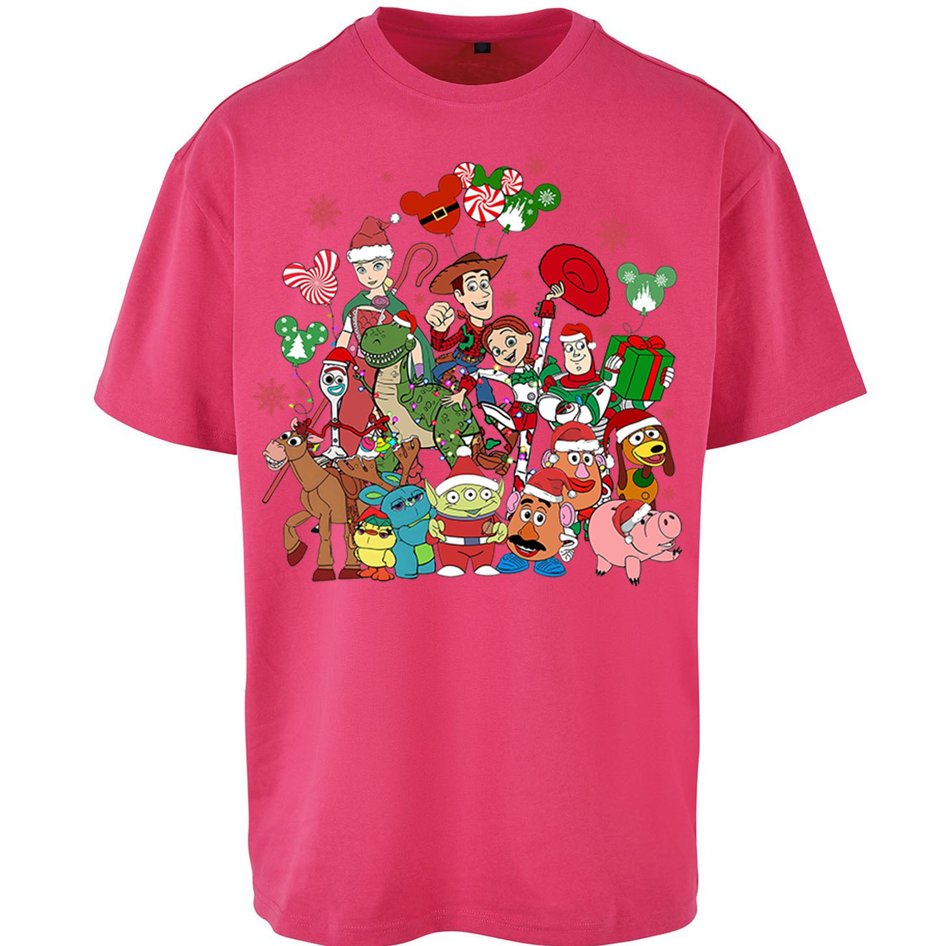 Toy Story Christmas Oversized T Shirt 