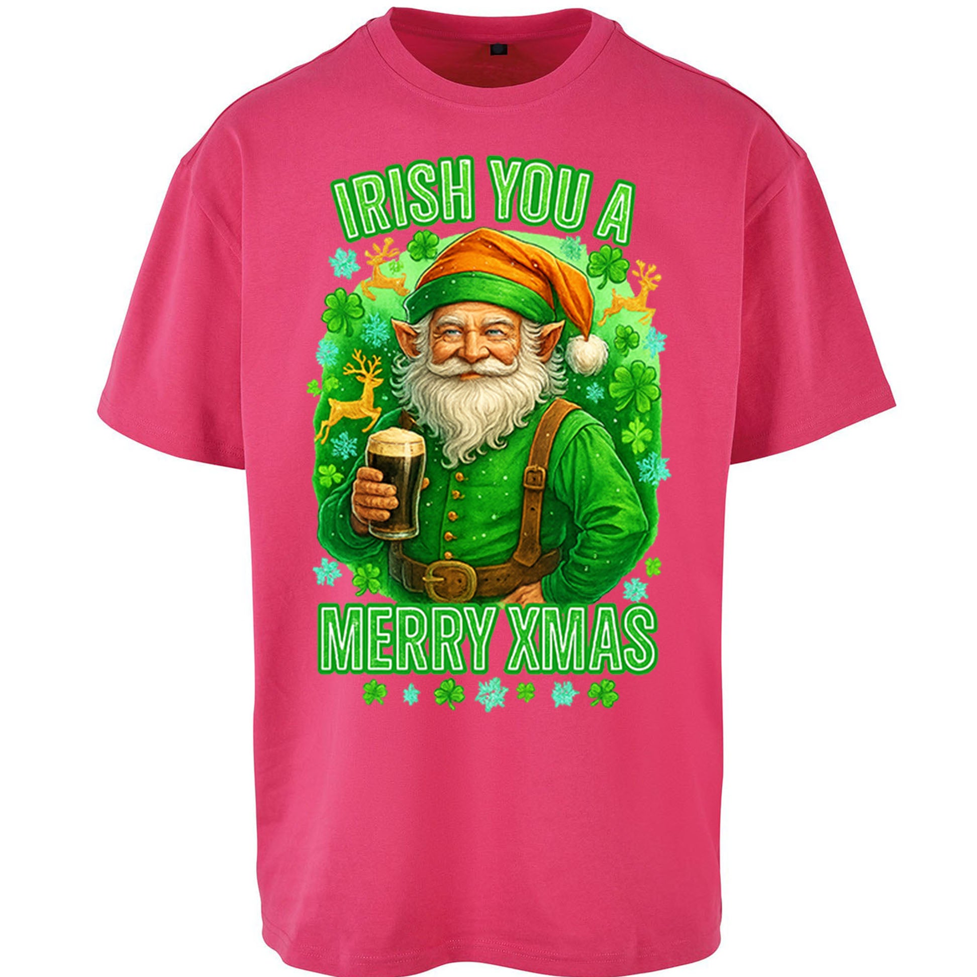 Irish Christmas Oversized T Shirt
