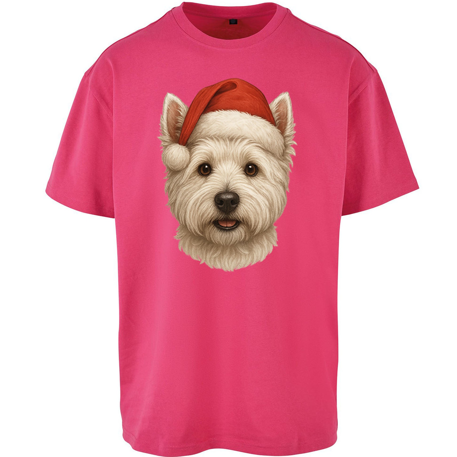 West Highland White Terrier Christmas Oversized T Shirt