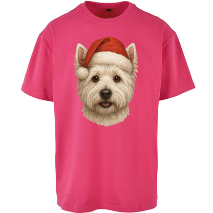 West Highland White Terrier Christmas Oversized T Shirt