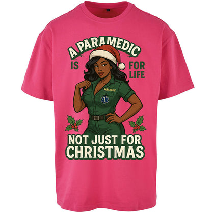 Paramedic Xmas Oversized T Shirt