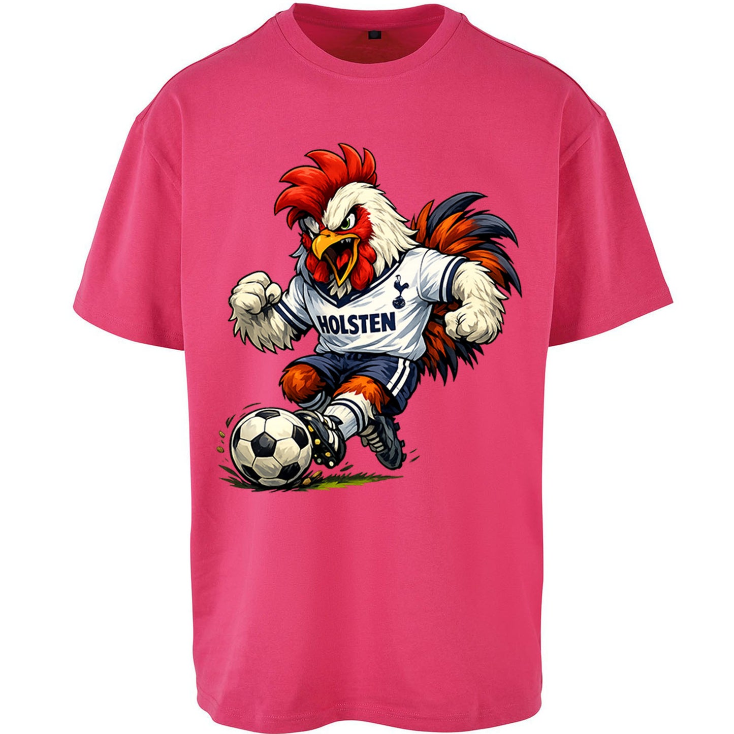 Retro Tottenhm Hotspur Oversized T Shirt 