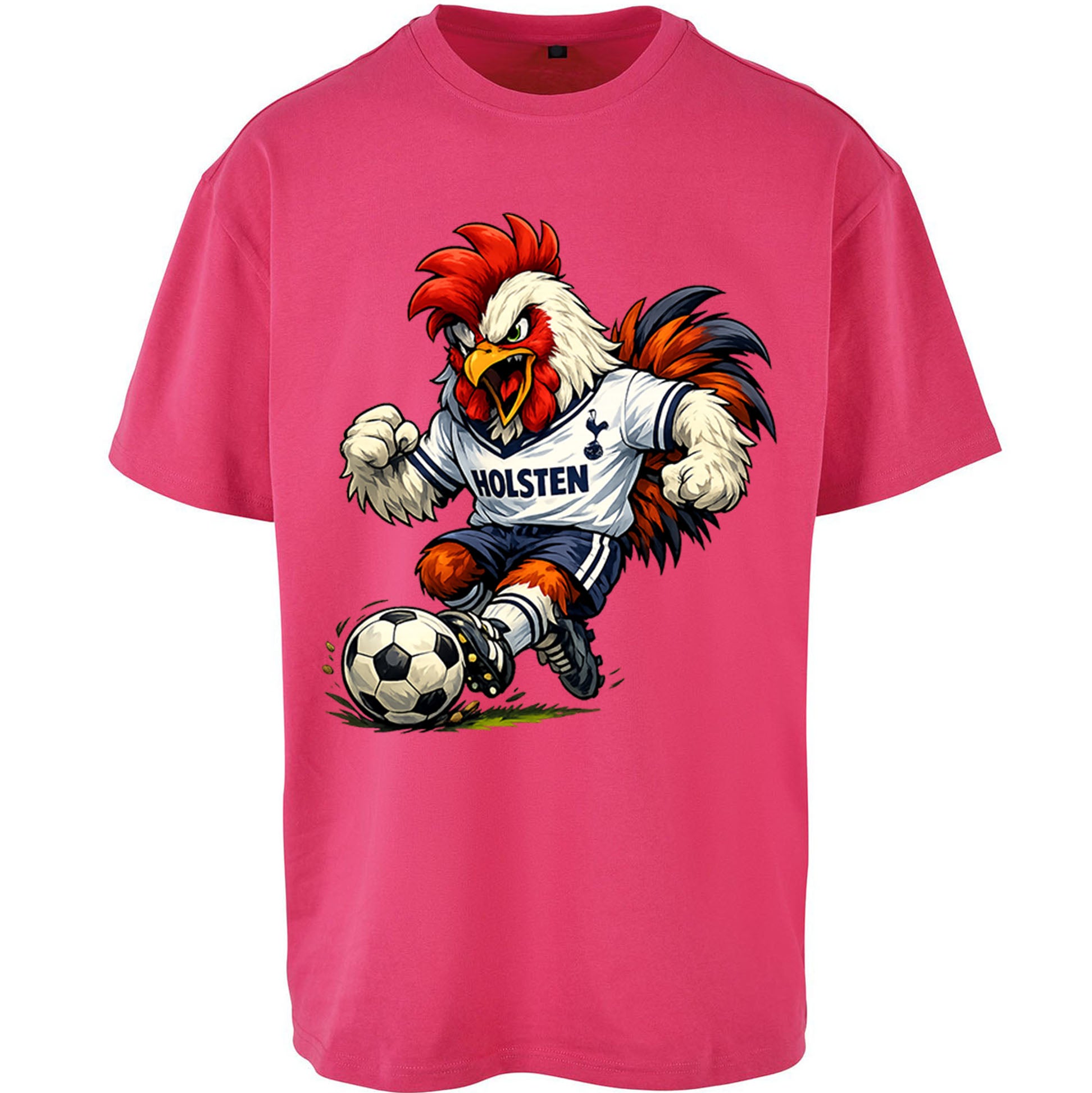 Retro Tottenhm Hotspur Oversized T Shirt 