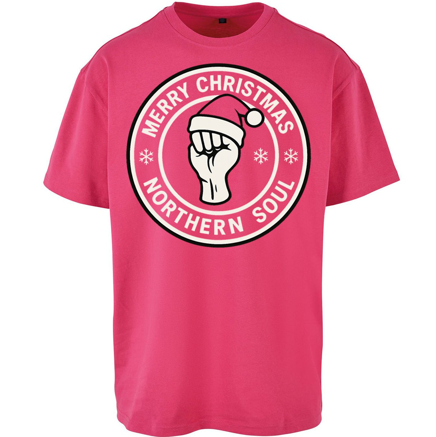 Merry Christmas Northern Soul Oversized T Shirt