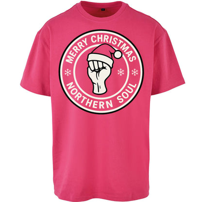 Merry Christmas Northern Soul Oversized T Shirt