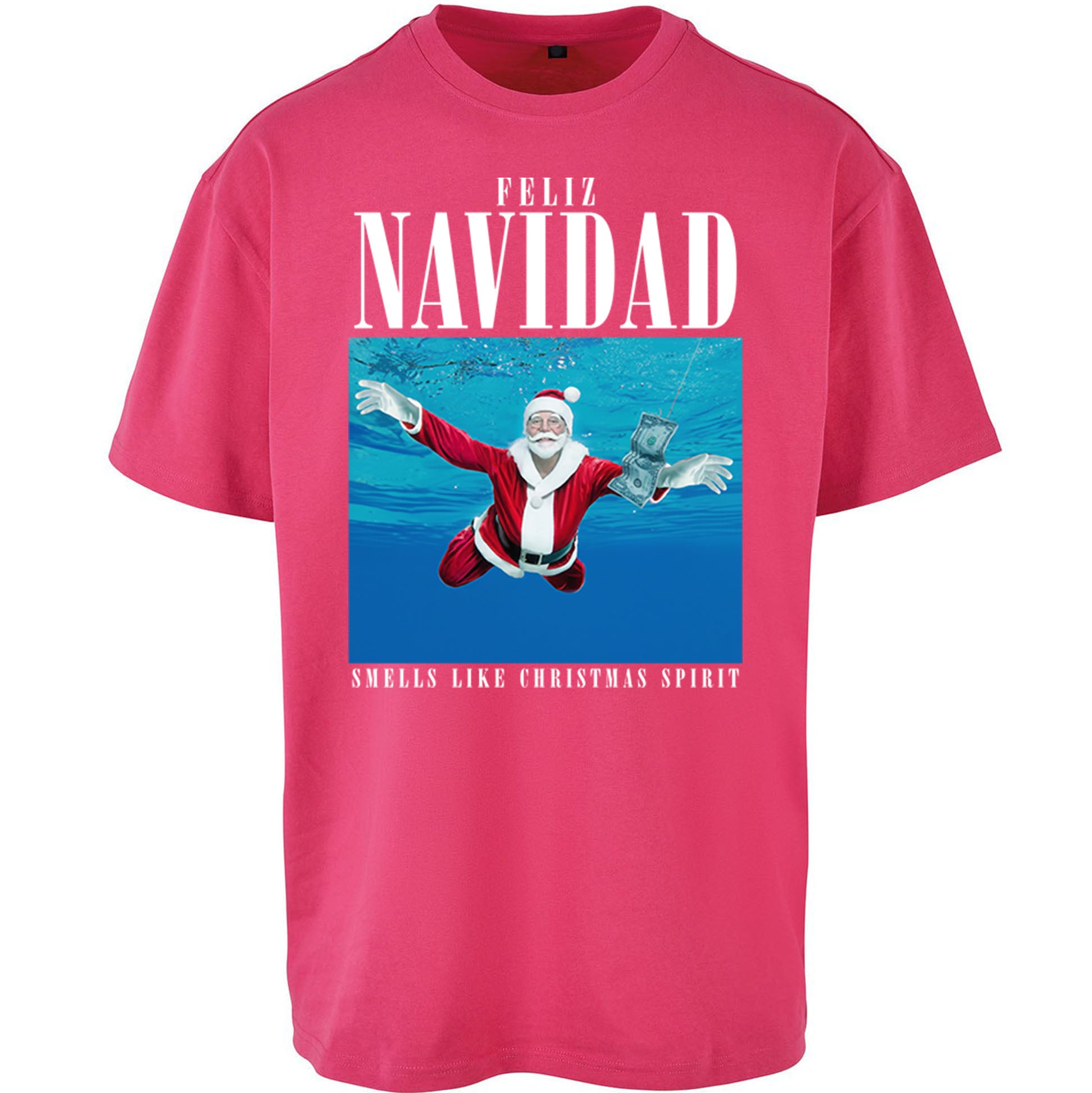 Nirvana Christmas Oversized T Shirt