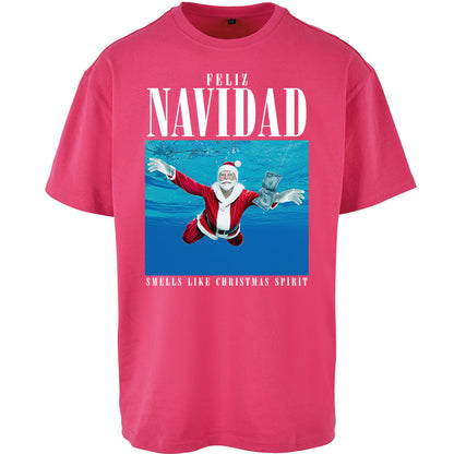 Nirvana Christmas Oversized T Shirt
