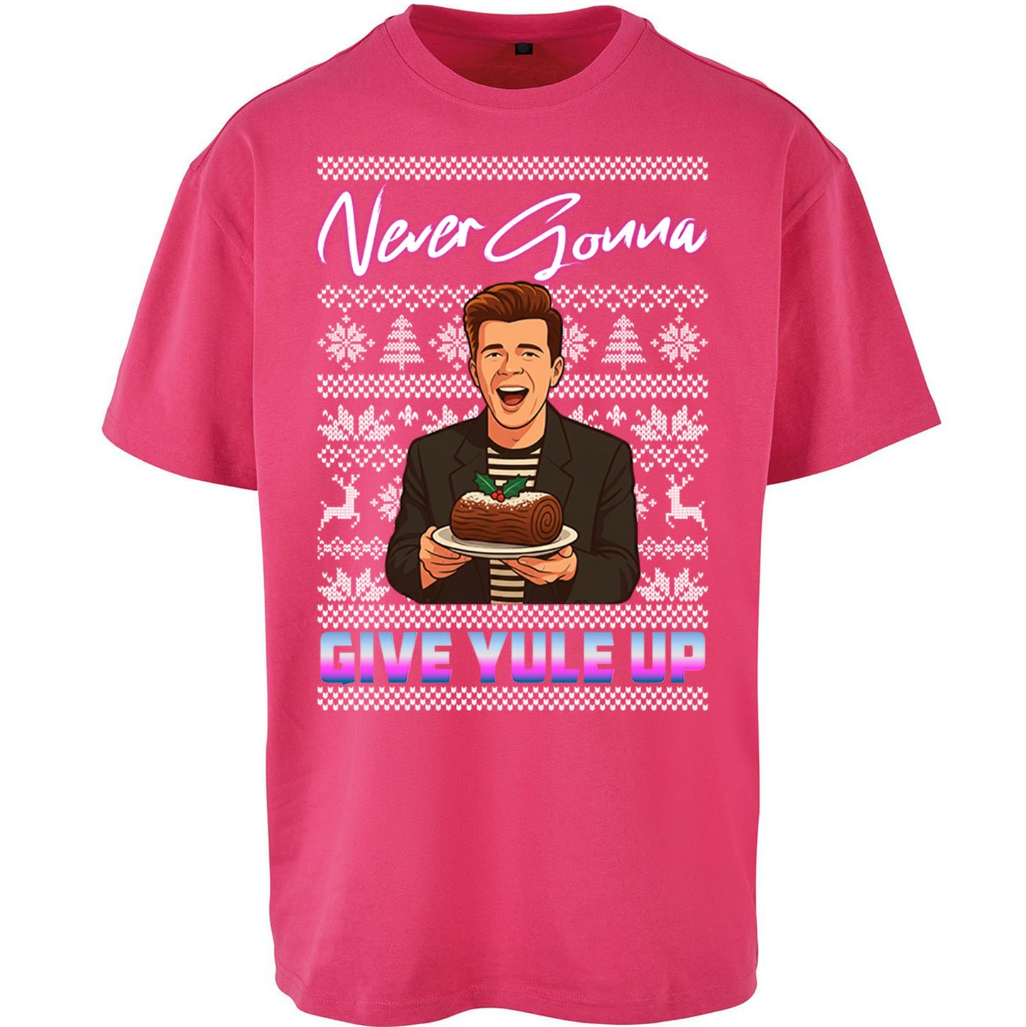 Rick Astley Christmas Oversized T Shirt