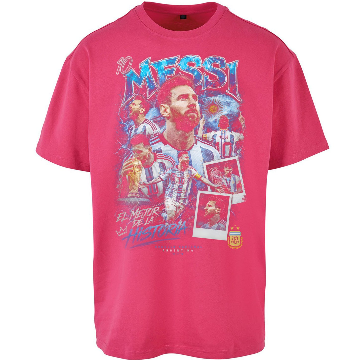 10 Messi Argentina Oversized T Shirt