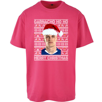 Garnacho Christmas Oversized T Shirt