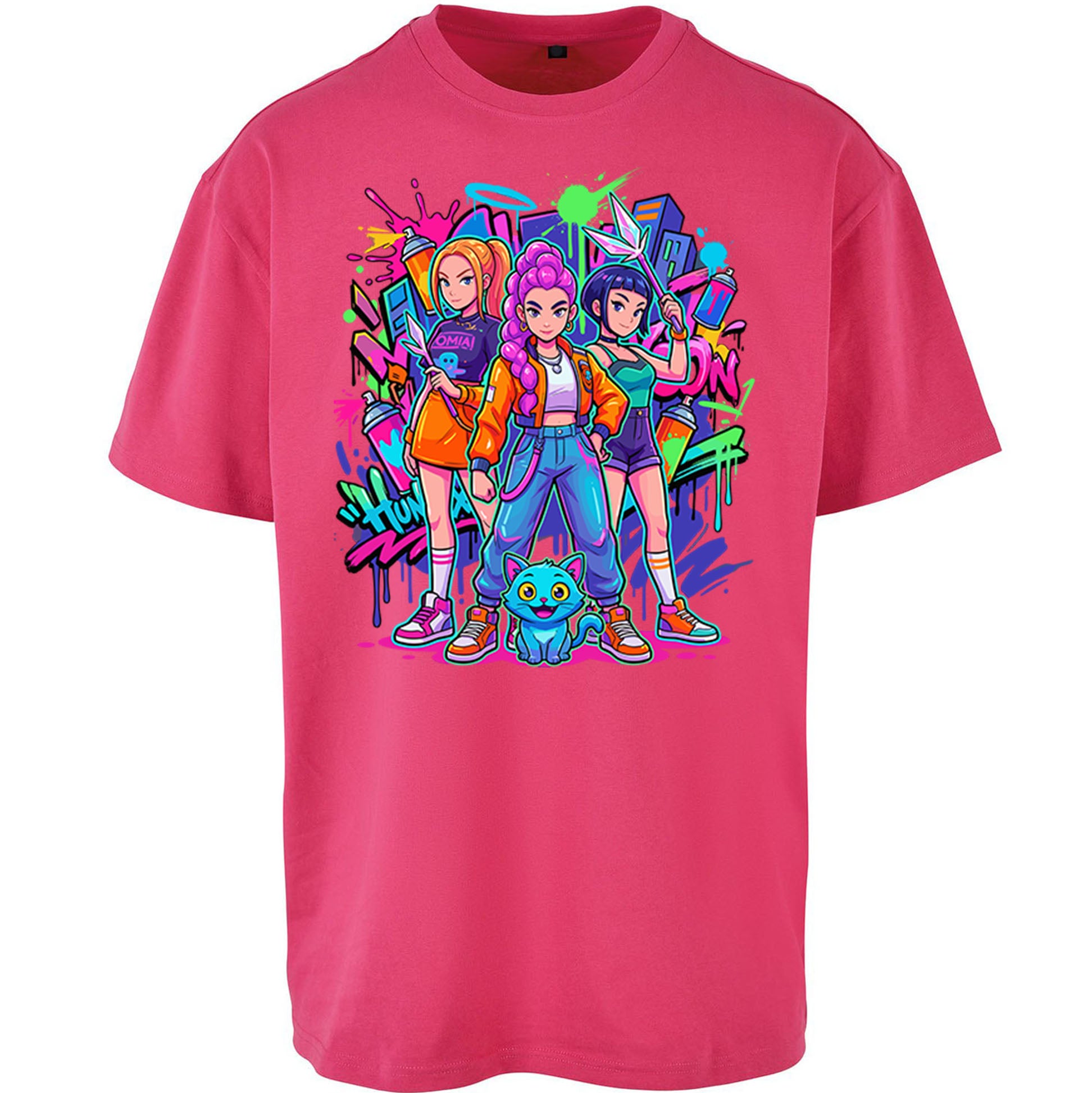 Demon Hunters Oversized T Shirt 