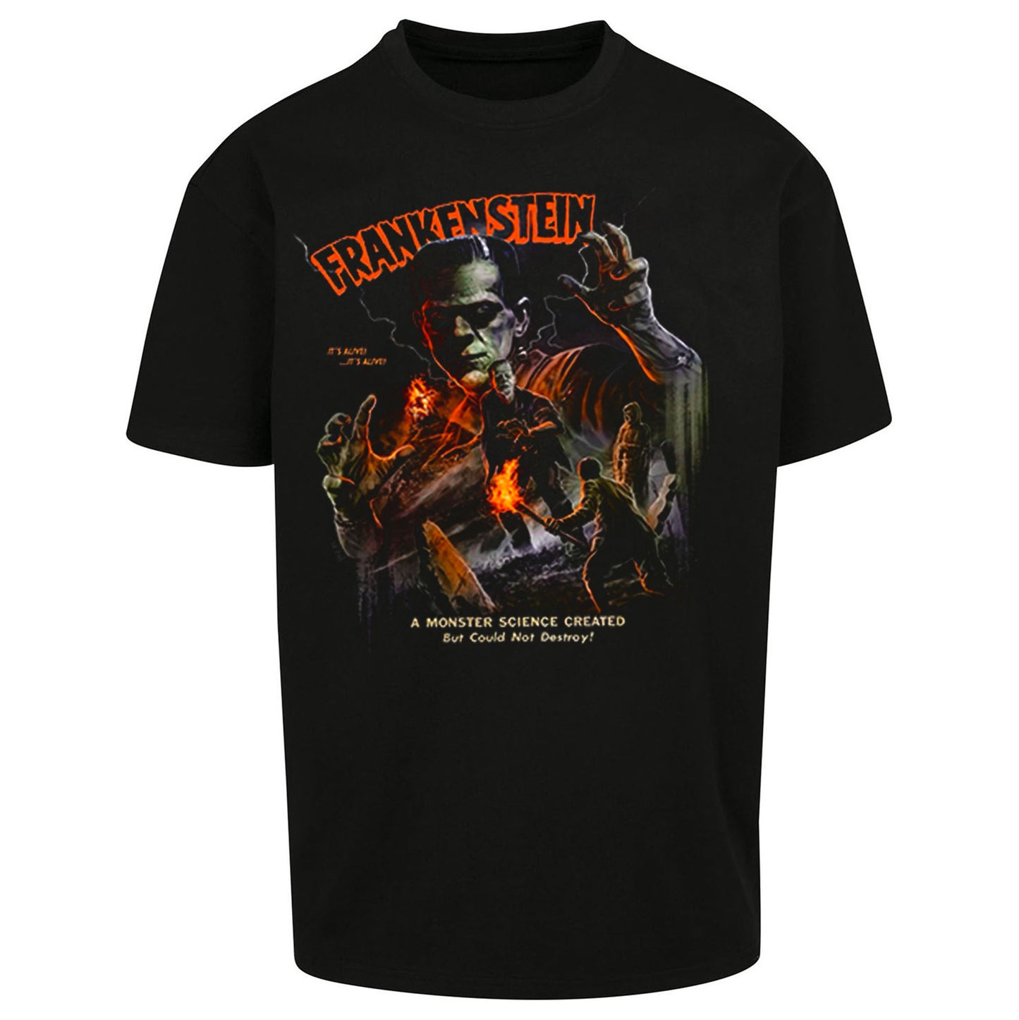 Frankenstein It's Alive Oversized T Shirt