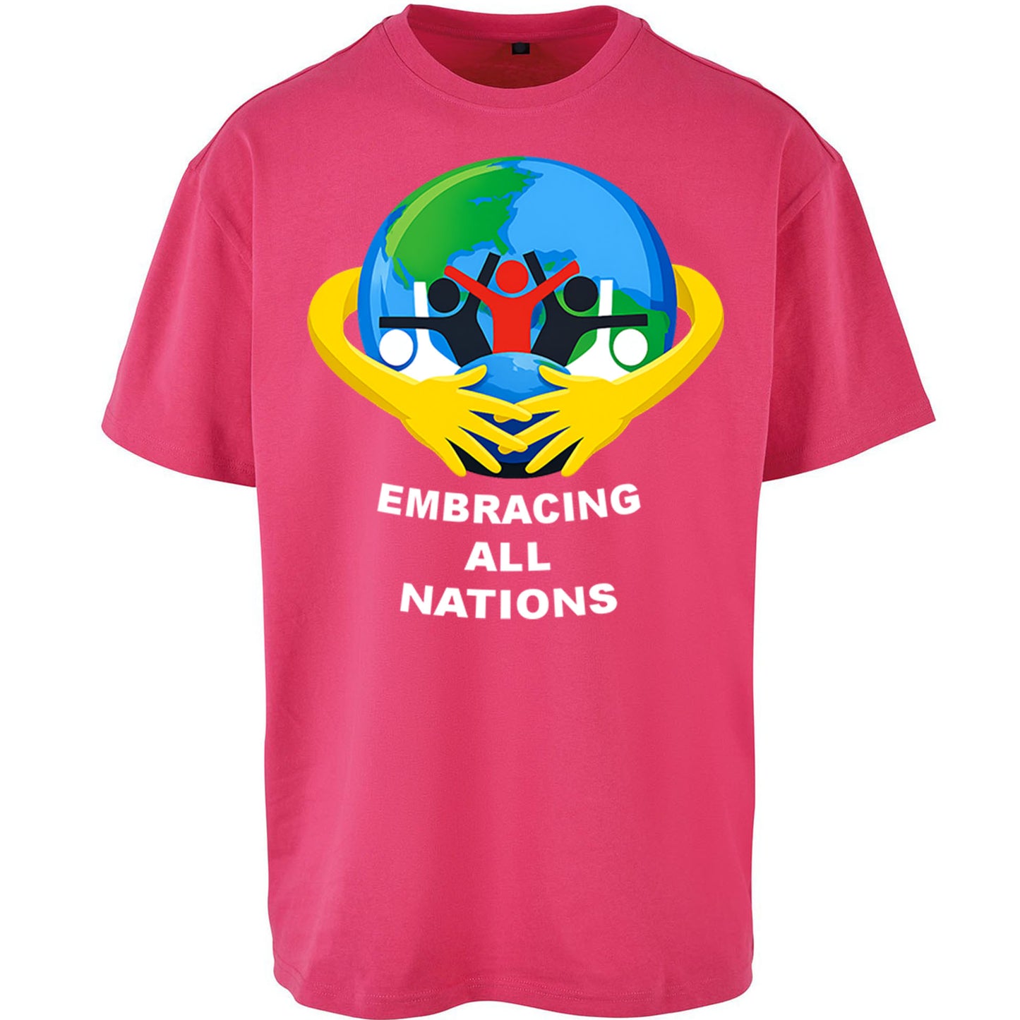 Embracing All Nations Oversized T Shirt