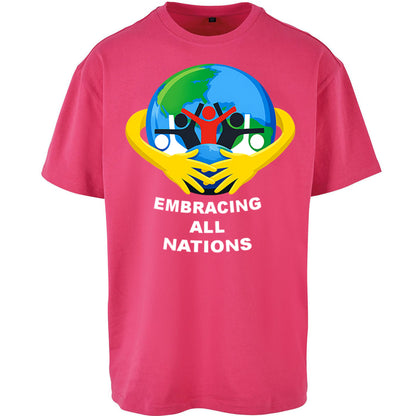 Embracing All Nations Oversized T Shirt